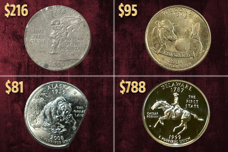 Most Valuable State Quarters Worth Up To $788 - See If You Have One Of Them  In Your Spare Change | The Us Sun