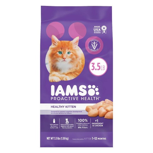 Iams Proactive Health With Chicken Kitten Premium Dry Cat Food - 3.5Lbs :  Target