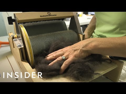 Woman Makes Sweaters Out Of Dog Hair