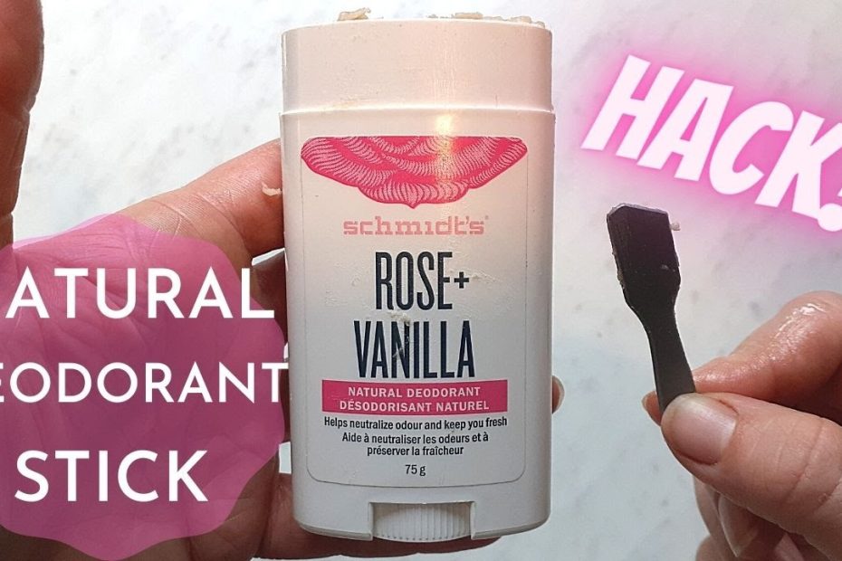 Schmidt'S Rose And Vanilla Deodorant Stick Review - Clarify Green