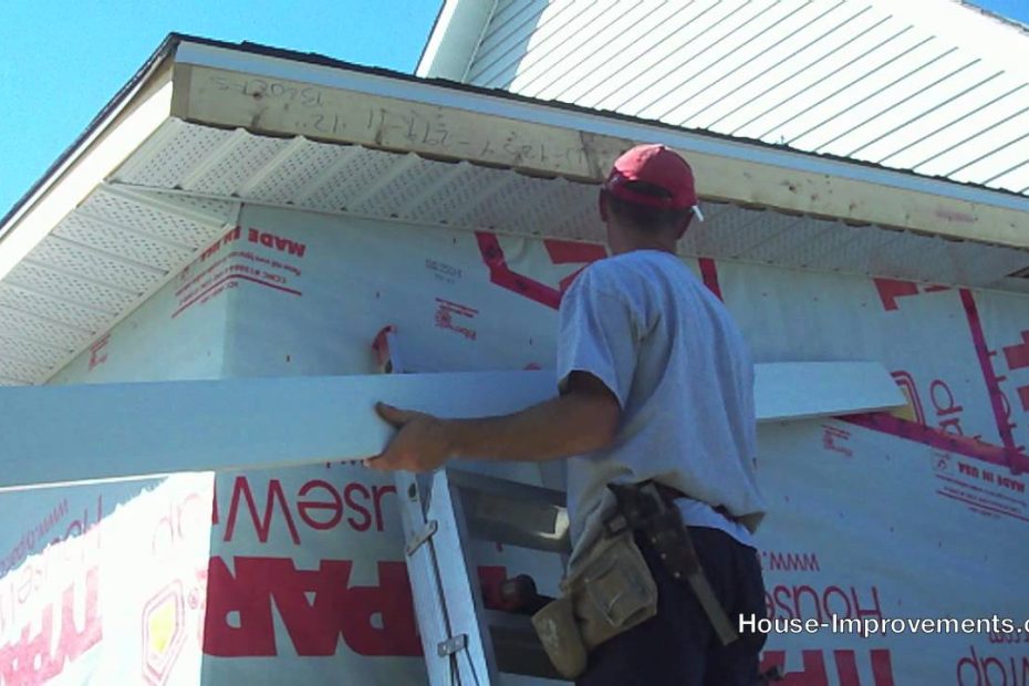 How To Install Soffit And Fascia - Youtube