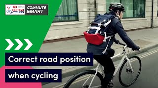 How To Position Yourself On The Road Correctly When Cycling | Commute Smart  - Youtube